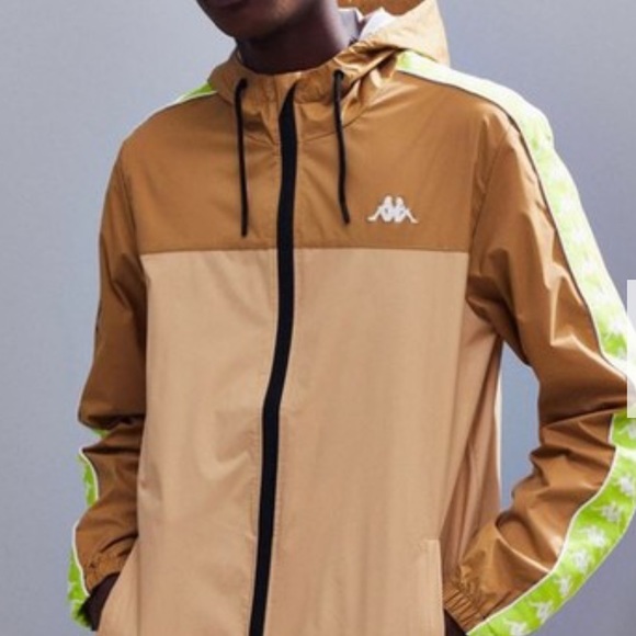 Kappa Mens 222 Banda Dawson Retro Windbreaker Jacket